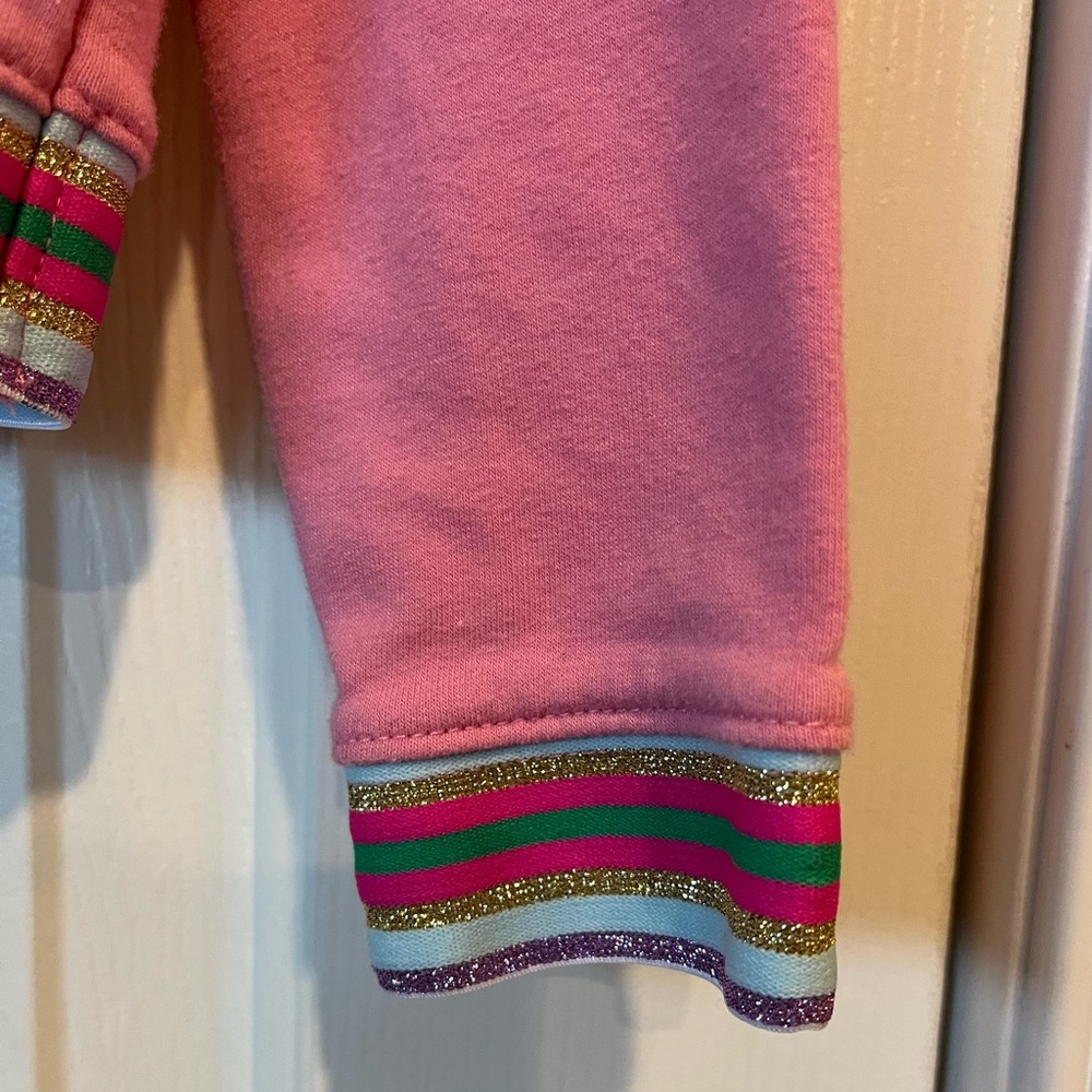 J. crew girls pink sweatshirt size M - Picture 5 of 6